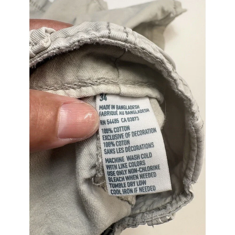 American Eagle Outfitters Chino Shorts Beige Men’s Flat Front Solid Pockets